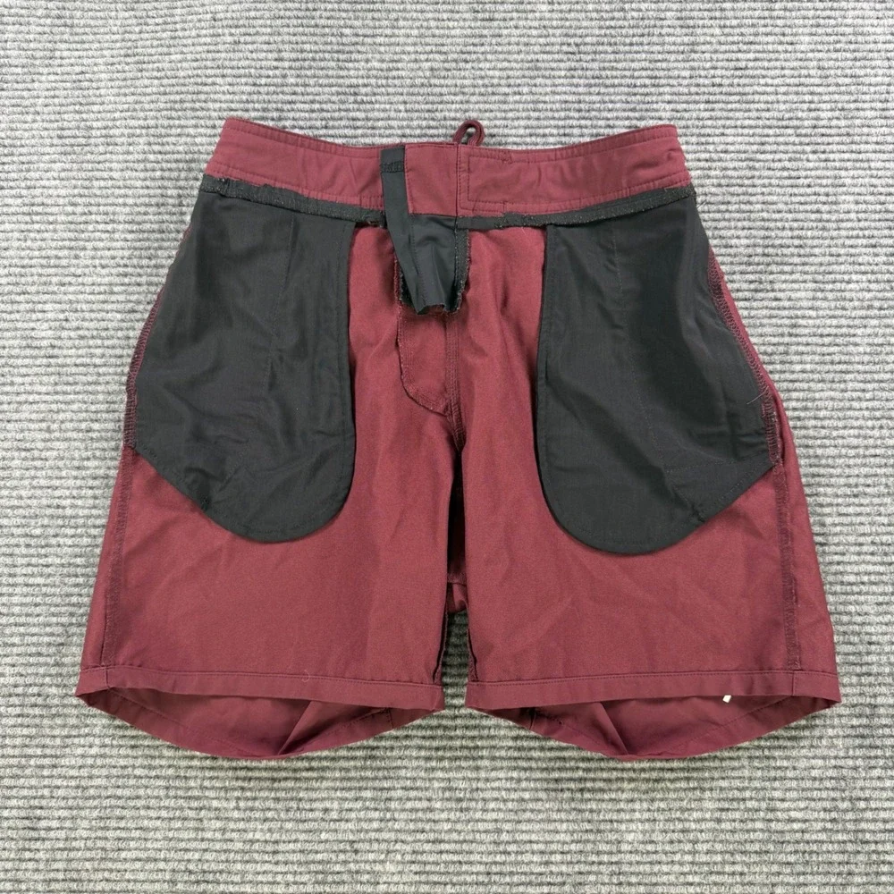 Ten Thousand Interval Shorts Mens 28 Burgundy Maroon 7